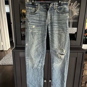 Martin + Osa Relaxed Fit Distressed Denim Jeans
